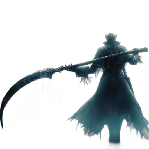 sword, weapon, staff, concept art, fantasy art, 3d render, comic book art, blue transparent PNG cut-out
