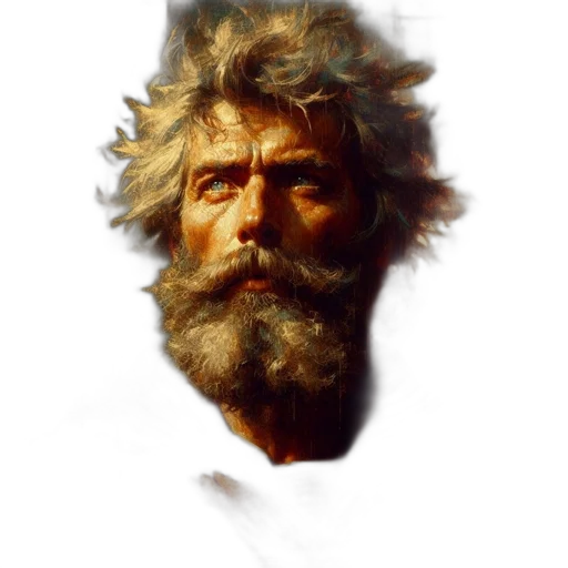face, hair, mask, creature, photorealistic, concept art, oil painting, fantasy art transparent PNG cut-out