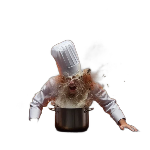 food, hat, staff, hair, 3d render, concept art, photorealistic, fire transparent PNG cut-out