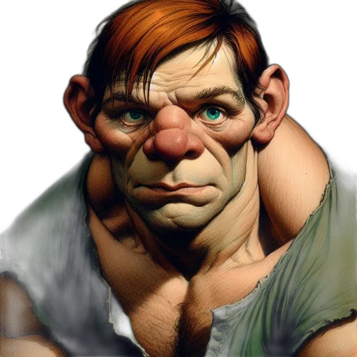face, animal, creature, photorealistic, concept art, comic book art, fantasy art, male transparent PNG cut-out