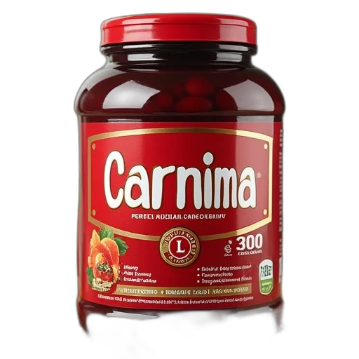 food, bottle, carnima, 300g, body, action transparent PNG cut-out