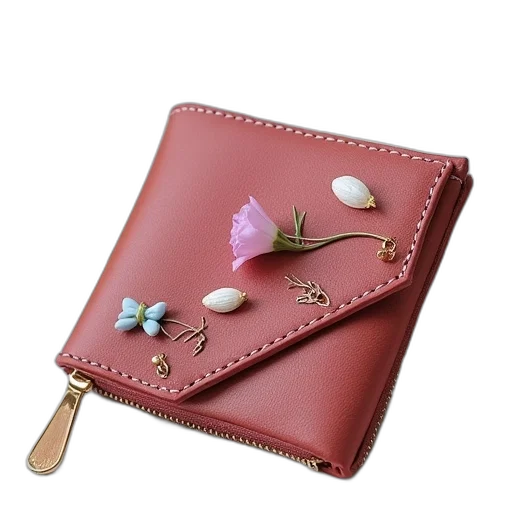 jewelry, red, wallet, purse transparent PNG cut-out