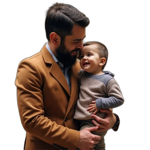 jacket, face, photorealistic, earth tones, man, his, youngster, got transparent PNG cut-out