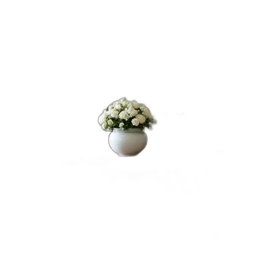 flower, crown, jewelry, hat, 3d render, photorealistic, pixel art, monochrome transparent PNG cut-out