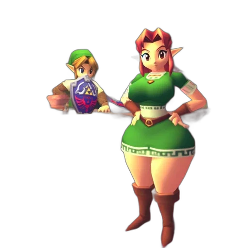 dress, staff, crown, weapon transparent PNG cut-out