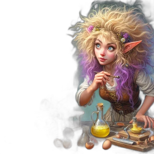 jewelry, fantasy art, concept art, photorealistic, 3d render, fire, elfin, character transparent PNG cut-out