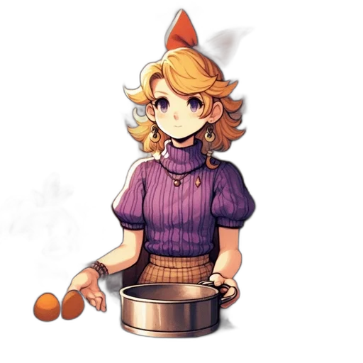 staff, hat, food, crown, pixel art, concept art, watercolor, fantasy art transparent PNG cut-out