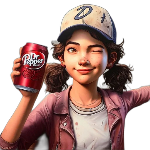 face, food, hat, bottle, photorealistic, concept art, 3d render, comic book art transparent PNG cut-out