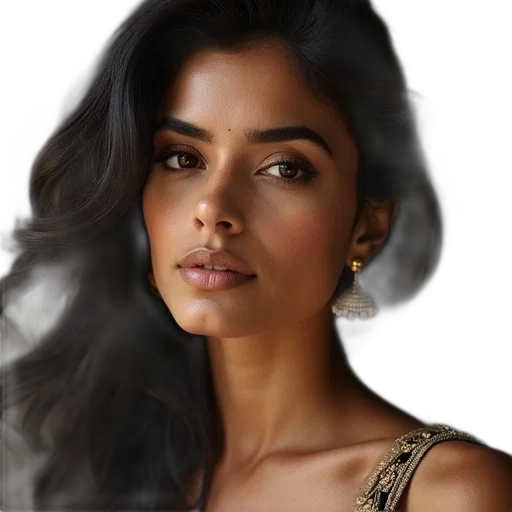 jewelry, face, crown, hair transparent PNG cut-out