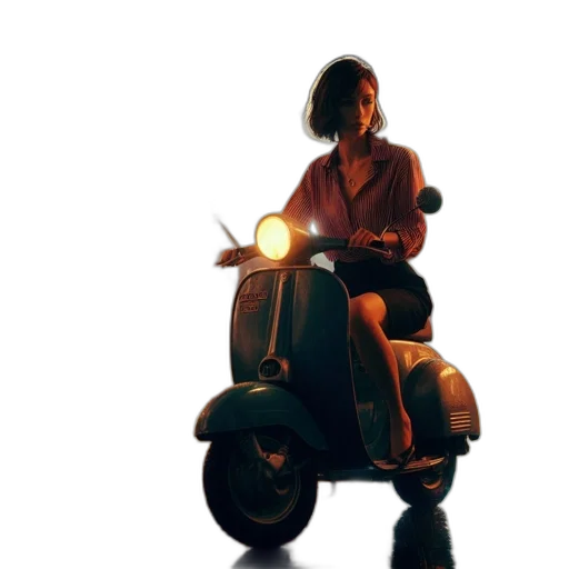 jacket, car, robot, concept art, photorealistic, 3d render, cyberpunk, neon lights transparent PNG cut-out