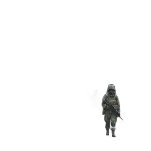 creature, robot, jacket, mask, concept art, 3d render, pixel art, fantasy art transparent PNG cut-out