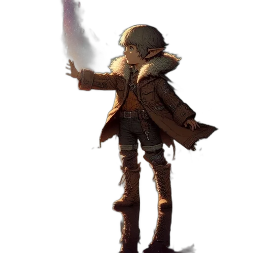 weapon, jacket, staff, sword transparent PNG cut-out