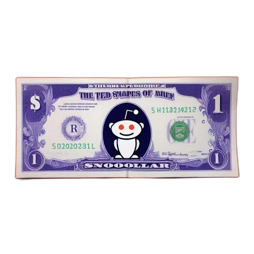 unusual, currency, design, features, reddit, mascot, snoo, depicted transparent PNG cut-out