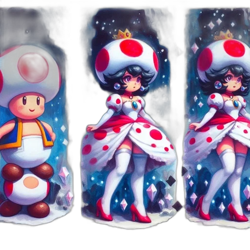 concept art, 3d render, fantasy art, pixel art, outer space, red, three, illustrations transparent PNG cut-out