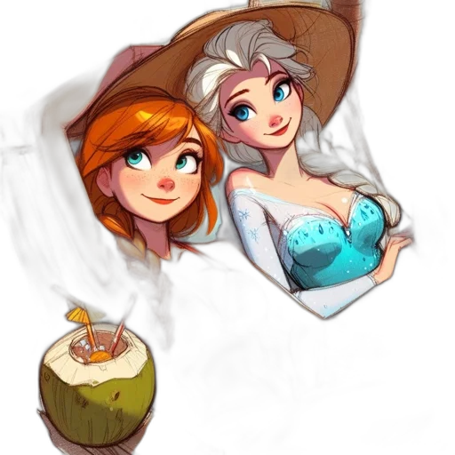 concept art, fantasy art, watercolor, pixel art, fire, snow, pastel, colorful transparent PNG cut-out