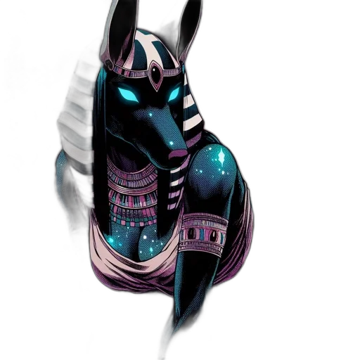 shoes, mask, robot, dress, cyberpunk, concept art, fantasy art, vaporwave transparent PNG cut-out