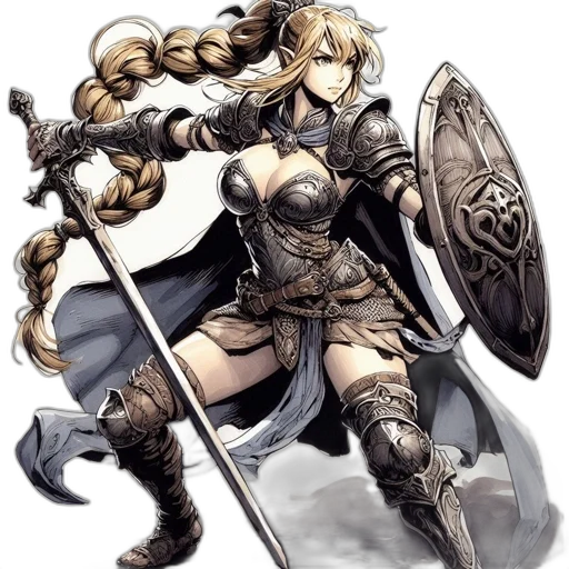 sword, weapon, staff, fantasy art, concept art, comic book art, anime, monochrome transparent PNG cut-out