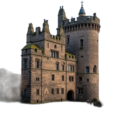building, dragon, crown, sword transparent PNG cut-out
