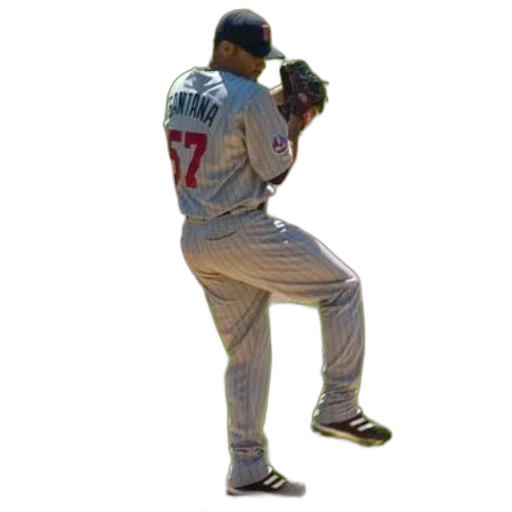 creature, baseball, player, wearing, gray, uniform, number, his transparent PNG cut-out