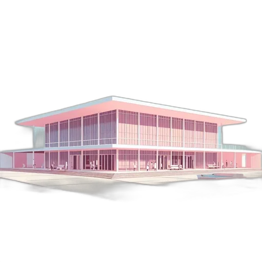 building, furniture, staff, crown, 3d render, concept art, photorealistic, vaporwave transparent PNG cut-out