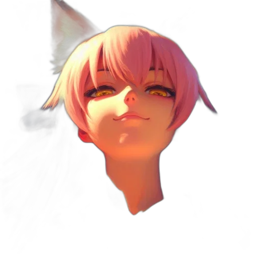 face, staff, mask, creature, 3d render, anime, concept art, photorealistic transparent PNG cut-out