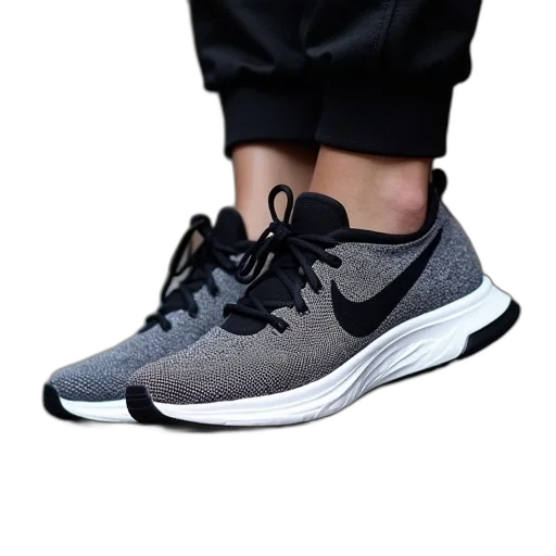shoes, 3d render, photorealistic, monochrome transparent PNG cut-out