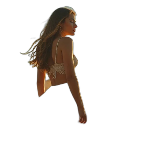 dress, jewelry, 3d render, photorealistic, concept art, pixel art, underwater, golden transparent PNG cut-out