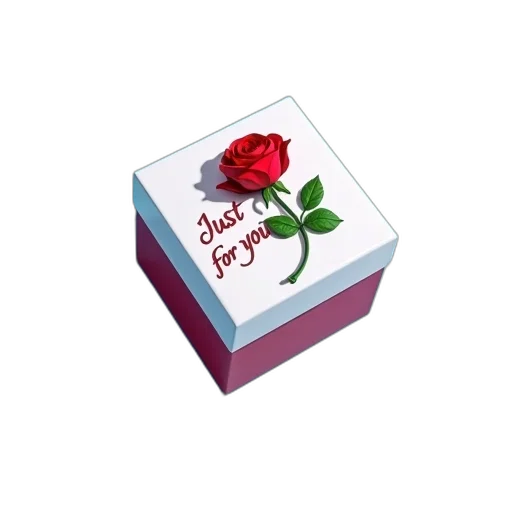 flower, jewelry, 3d render, pixel art, photorealistic, small, square, white transparent PNG cut-out