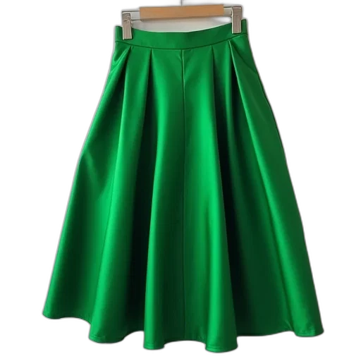 dress, green, silk, skirt, size, 14w transparent PNG cut-out