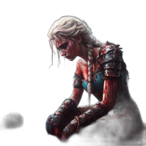 face, weapon, concept art, fantasy art, comic book art, pixel art, snow, fire transparent PNG cut-out