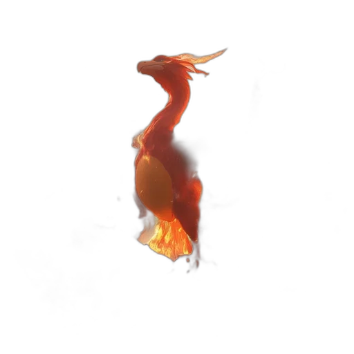 dragon, animal, creature, staff, 3d render, concept art, photorealistic, fantasy art transparent PNG cut-out