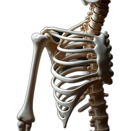 jewelry, staff, robot, animal, 3d render, concept art, shoulder, bones transparent PNG cut-out