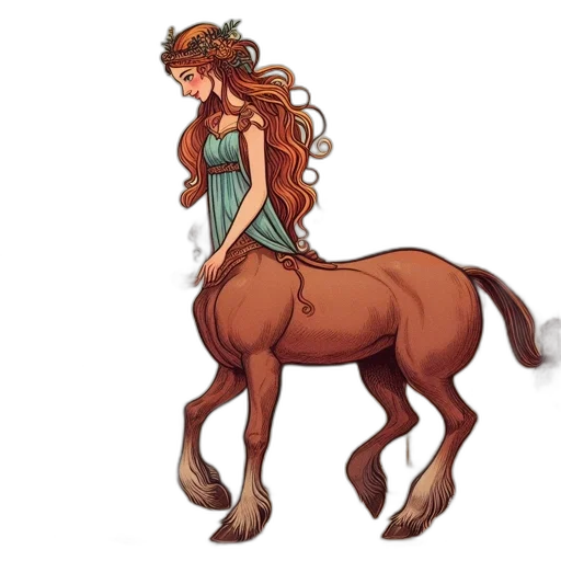 dress, animal, fantasy art, concept art, pixel art, watercolor, earth tones, scene transparent PNG cut-out