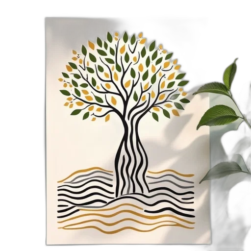 tree, watercolor, photorealistic, concept art transparent PNG cut-out