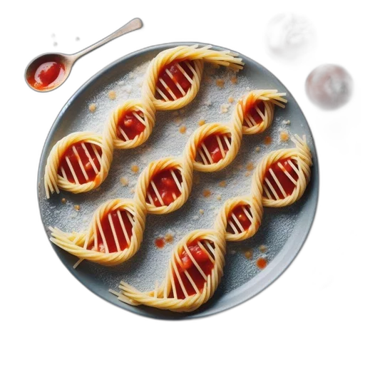 food, photorealistic, image, showcases, creative, culinary, presentation, spaghetti transparent PNG cut-out