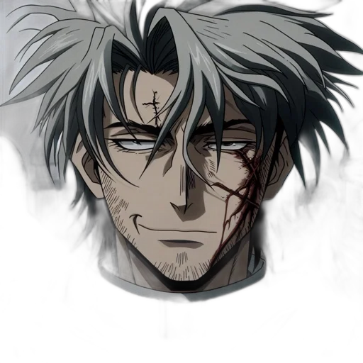 face, mask, anime, comic book art, concept art, cartoon, animated, character transparent PNG cut-out