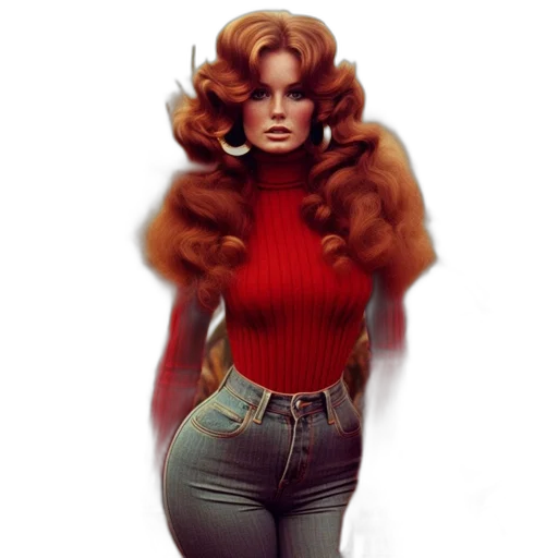 hair, dress, jacket, concept art, 3d render, fantasy art, photorealistic, red transparent PNG cut-out