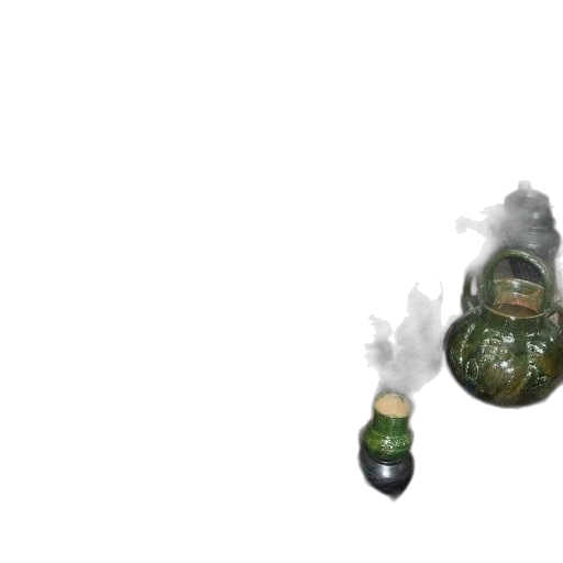 bottle, weapon, mask, crown, concept art, 3d render, pixel art, photorealistic transparent PNG cut-out