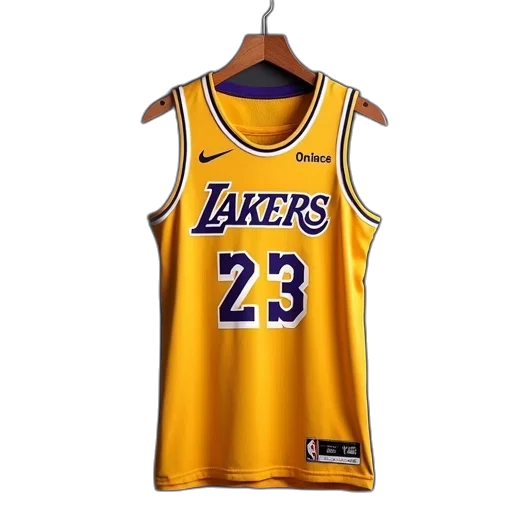 cheap, jersey, los, lakers, shown transparent PNG cut-out
