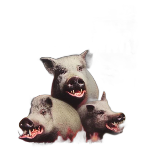 animal, creature, mask, 3d render, concept art, photorealistic, watercolor, image transparent PNG cut-out