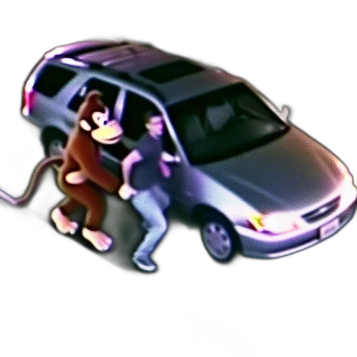 car, animal, staff, concept art, pixel art, 3d render, photorealistic, neon lights transparent PNG cut-out