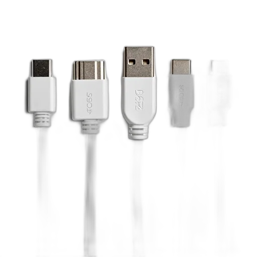 collection, various, computer, cables, including, usb, hdmi, neatly transparent PNG cut-out