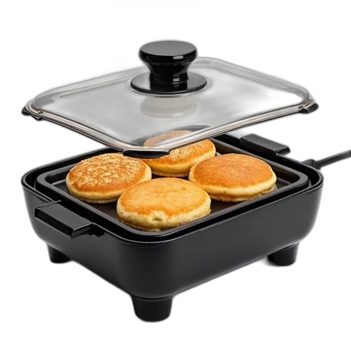 modern, electric, toaster, transparent, lid, black, base, shown transparent PNG cut-out