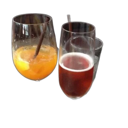 food, 3d render, two, glasses, colorful, drinks, straws, wooden transparent PNG cut-out
