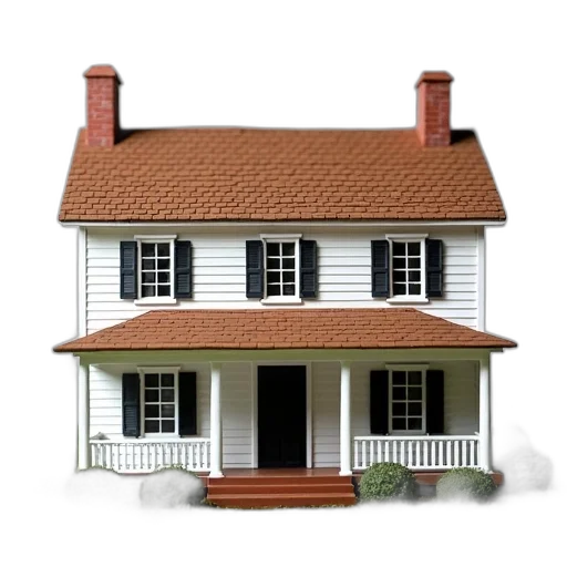 building, furniture, 3d render, photorealistic, concept art, detailed, model, colonial-style transparent PNG cut-out