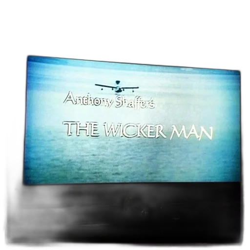 animal, underwater, television, screen, displaying, title, wicker, man transparent PNG cut-out