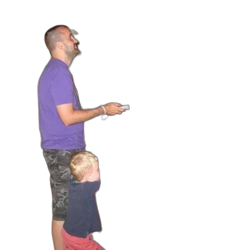 staff, outer space, underwater, man, purple, shirt, playing, video transparent PNG cut-out