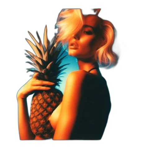 crown, umbrella, dress, jewelry, vaporwave, pixel art, 3d render, concept art transparent PNG cut-out