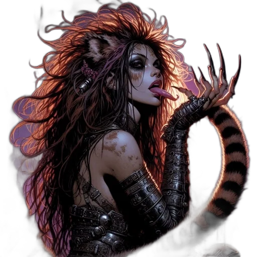 creature, animal, fantasy art, concept art, comic book art, photorealistic, dark, another transparent PNG cut-out