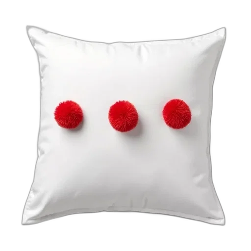jewelry, crown, 3d render, photorealistic, red, white, pillow, three transparent PNG cut-out